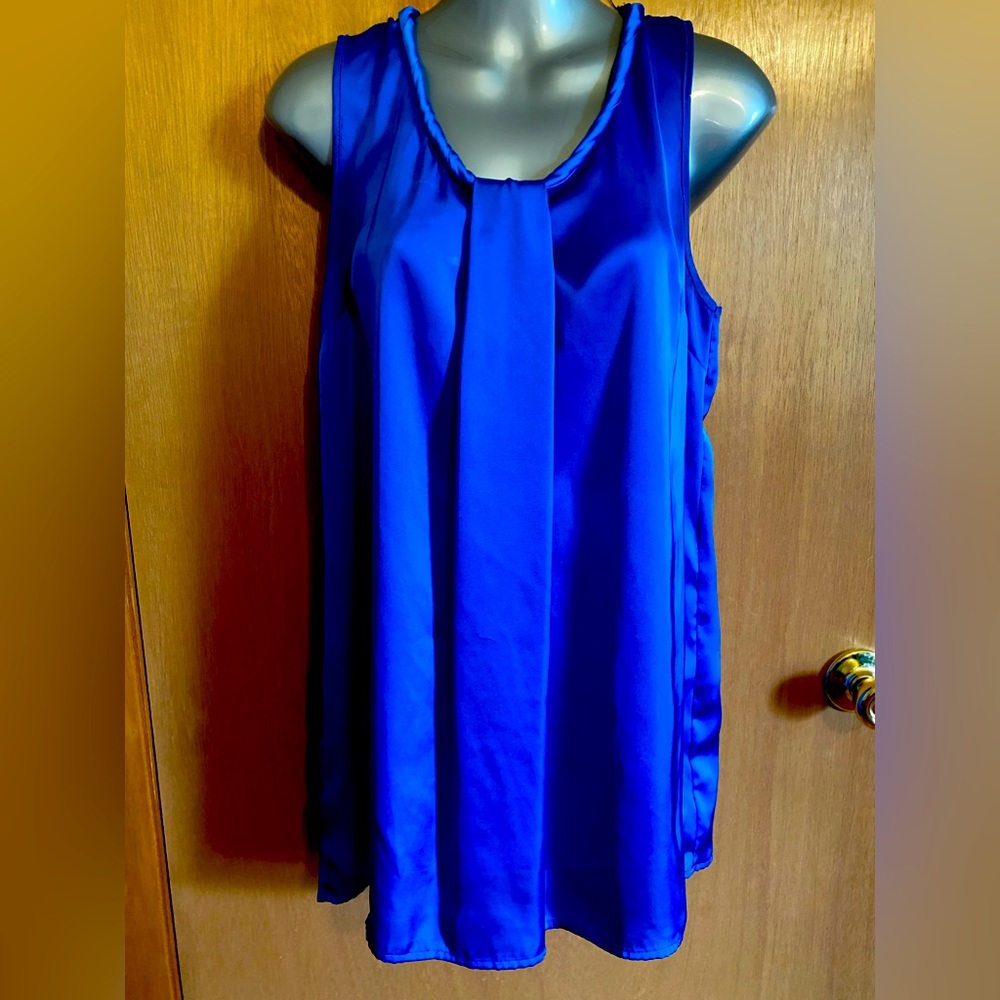 ❤️Stunning Blue Polyester Tank
